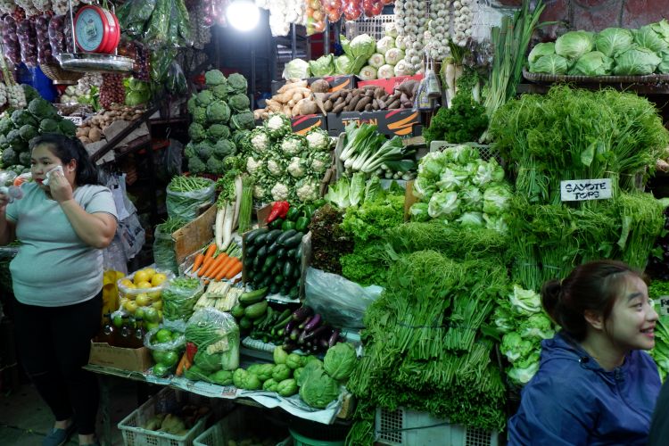 Vegetables in Baguio Public Market