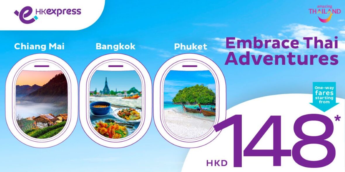 HK Express Thailand Seat Sale