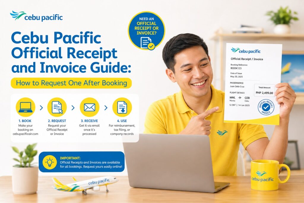 Cebu Pacific Official Receipt and Invoice Guide