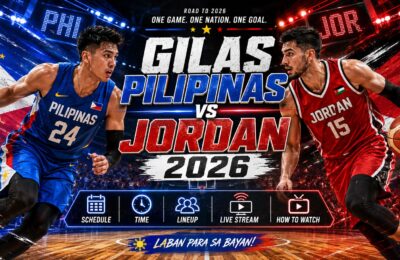 Gilas Pilipinas vs Jordan