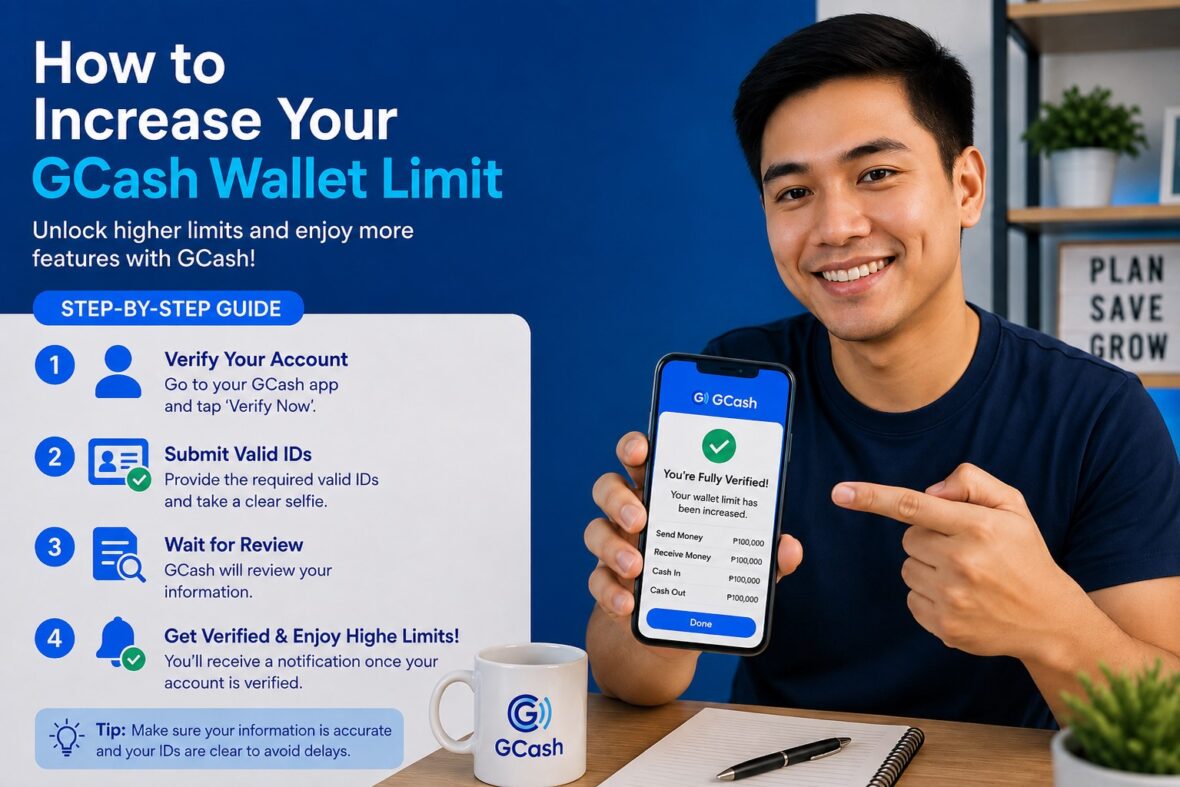 Increase GCash limit