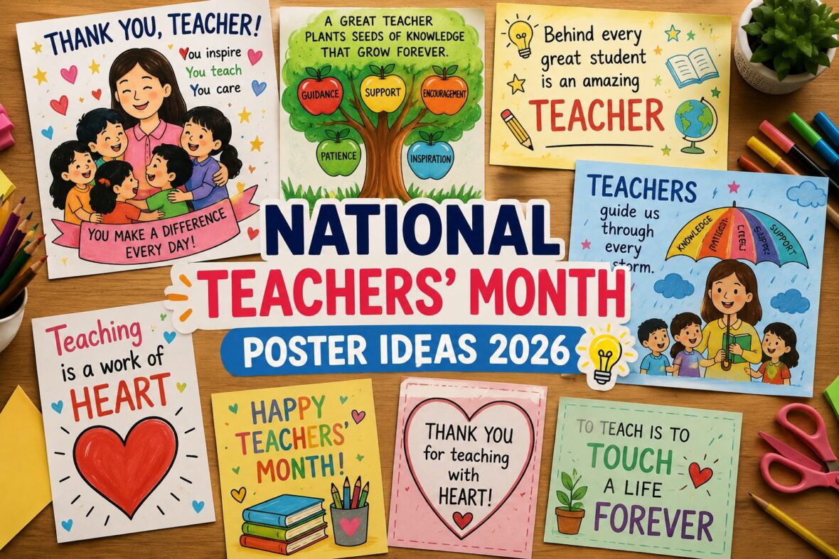 National Teachers Month Poster