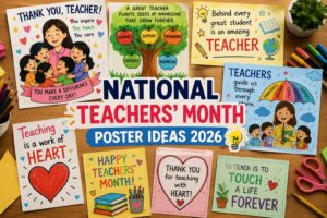 National Teachers Month Poster
