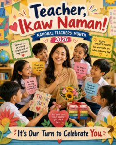 National Teachers Month poster