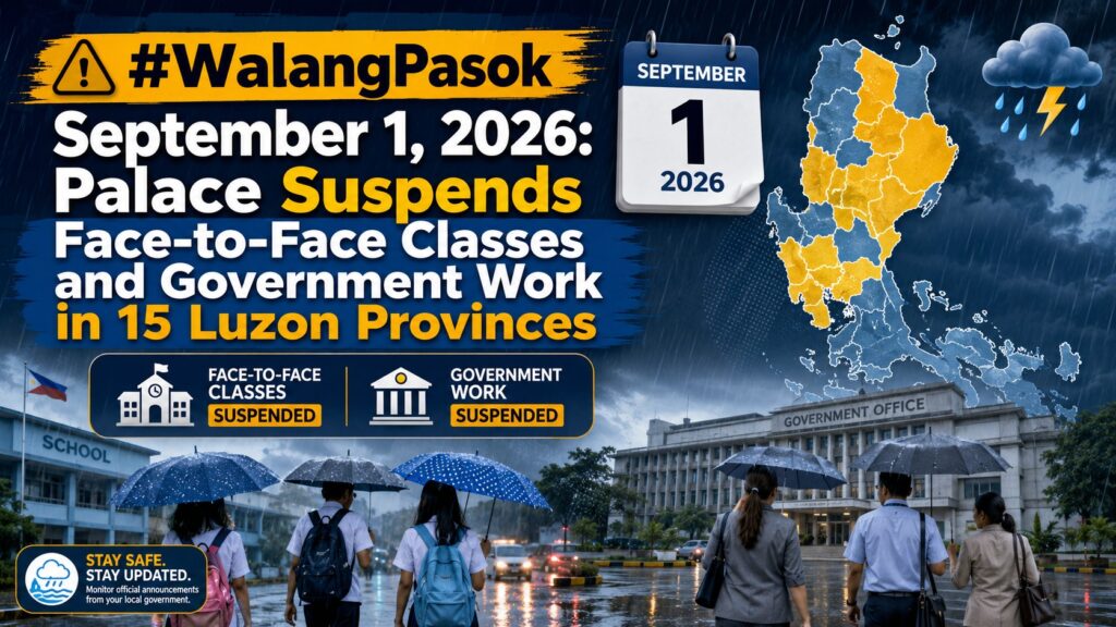 Walang Pasok September 1