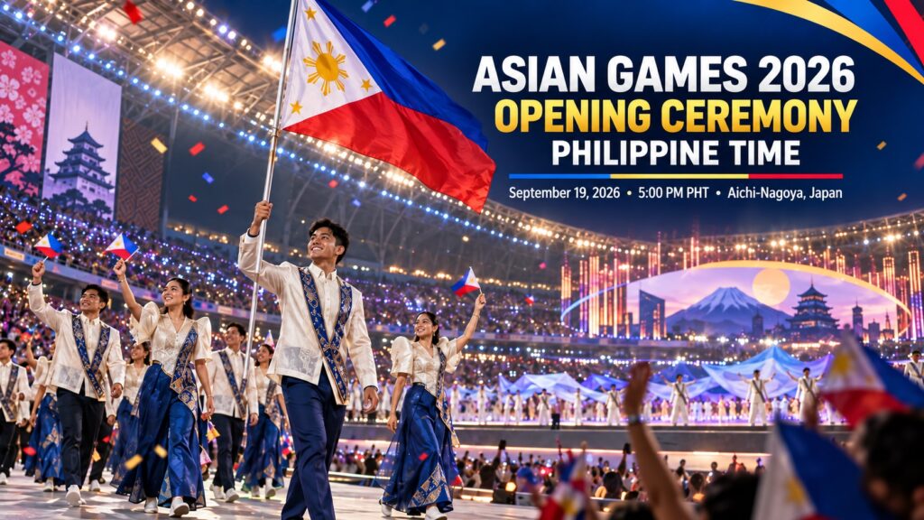 Asian Games 2026 Opening Ceremony