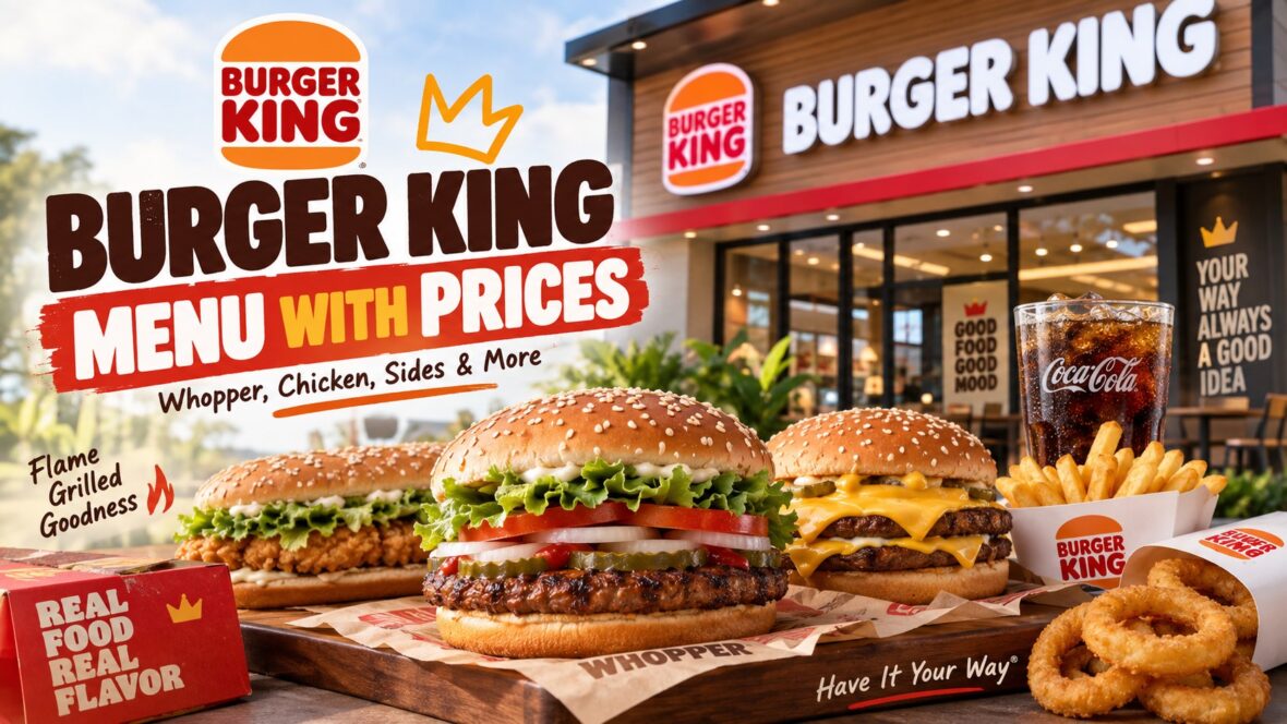 Burger King Menu