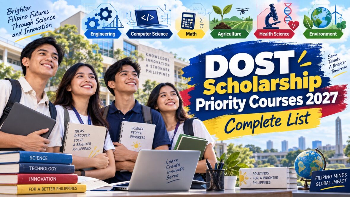 DOST Scholarship courses