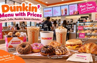 Dunkin' Menu with Prices