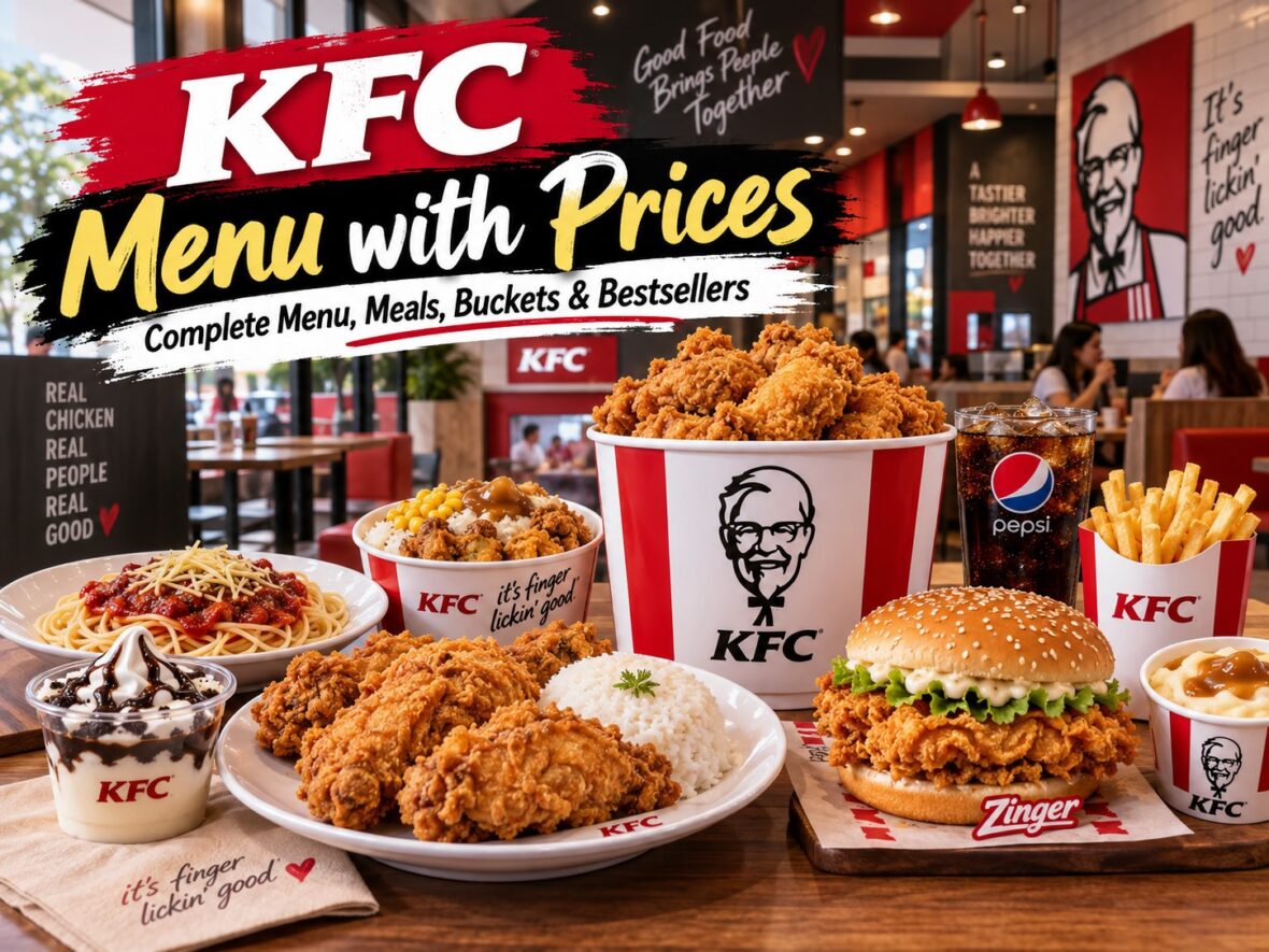 KFC Menu with Prices