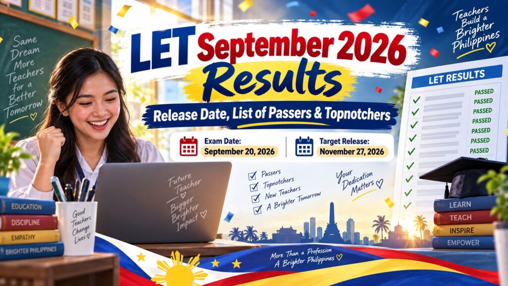 LET September 2026 Results