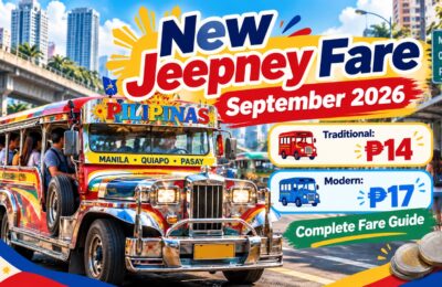 New Jeepney Fare