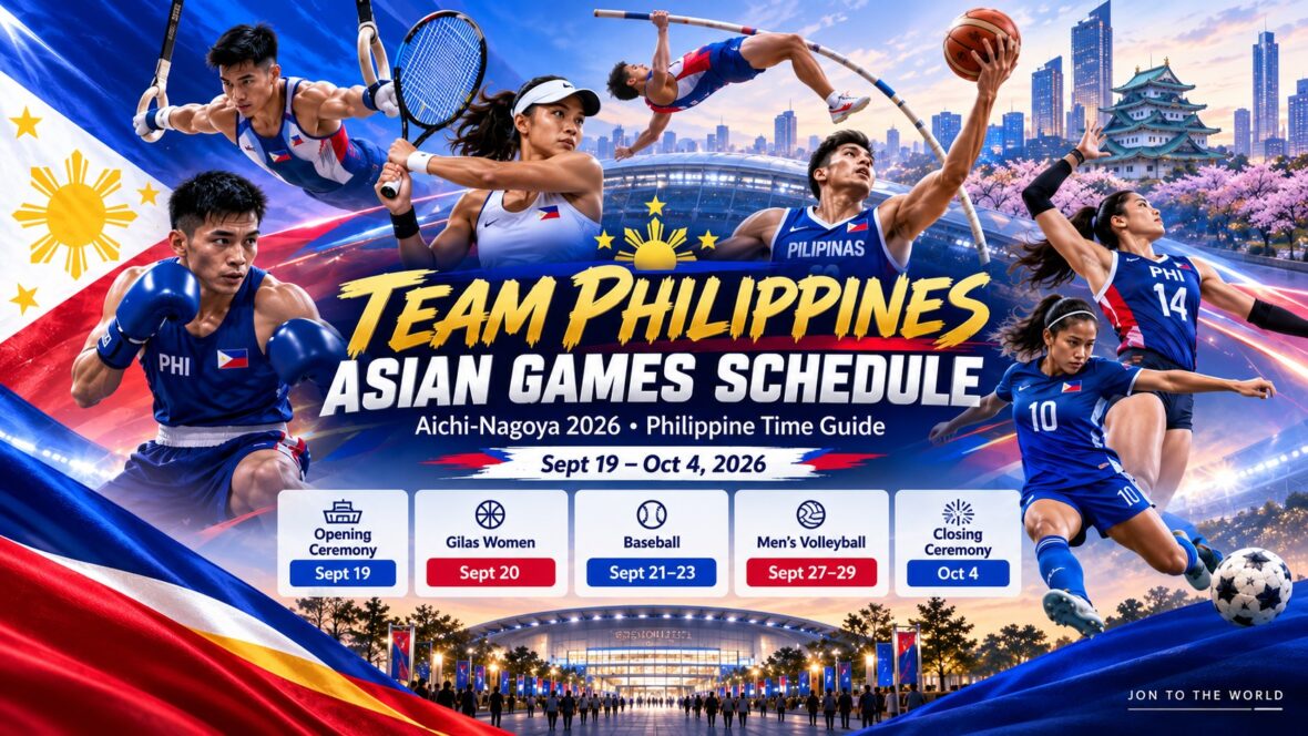 Philippines Asian Games 2026 Schedule