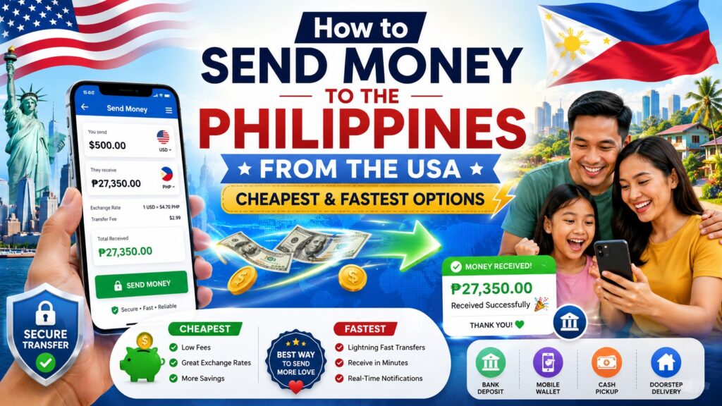 Send money from USA to PH