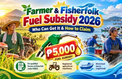 Farmer and Fisherfolk Fuel Subsidy 2026