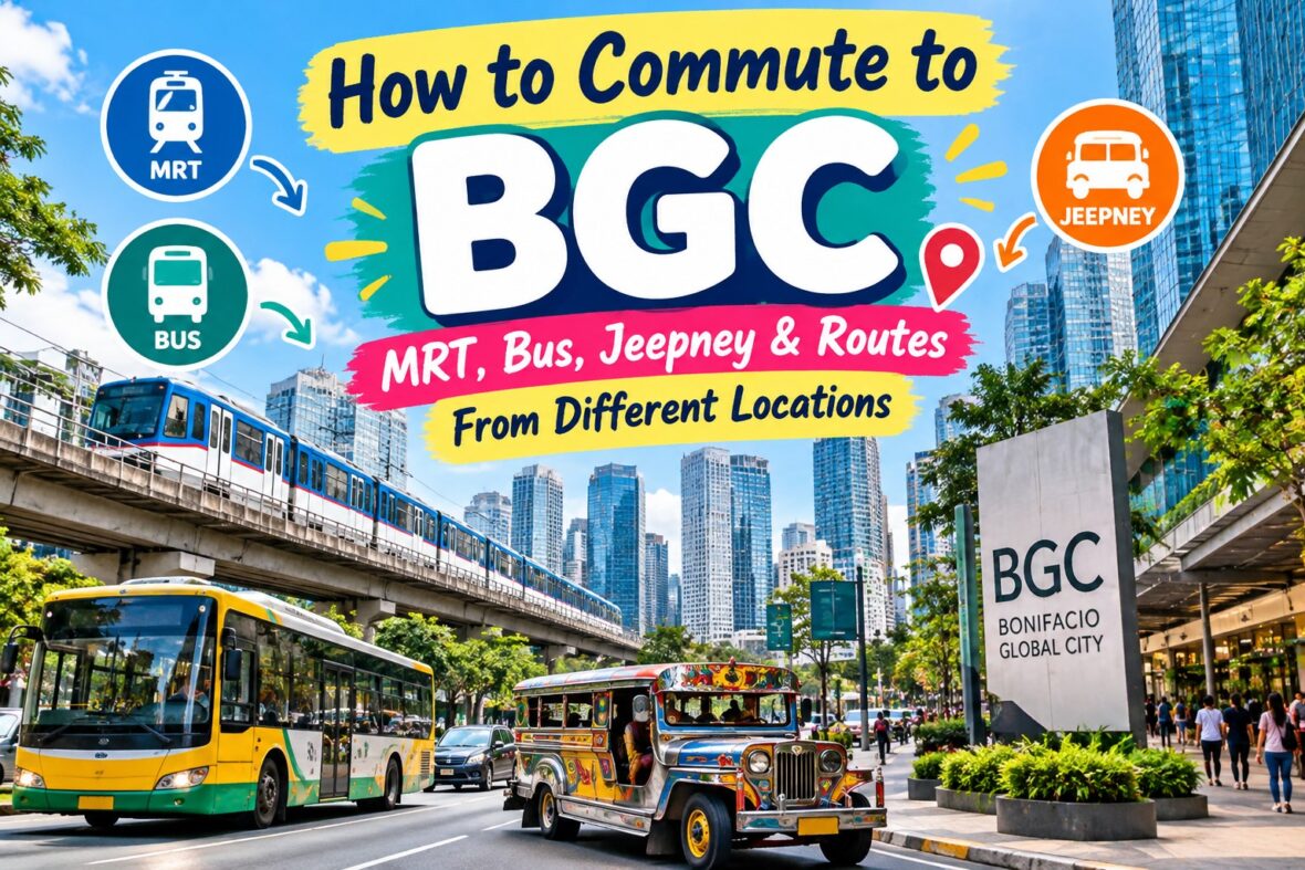How to Commute to BGC_ MRT, Bus & Jeepney