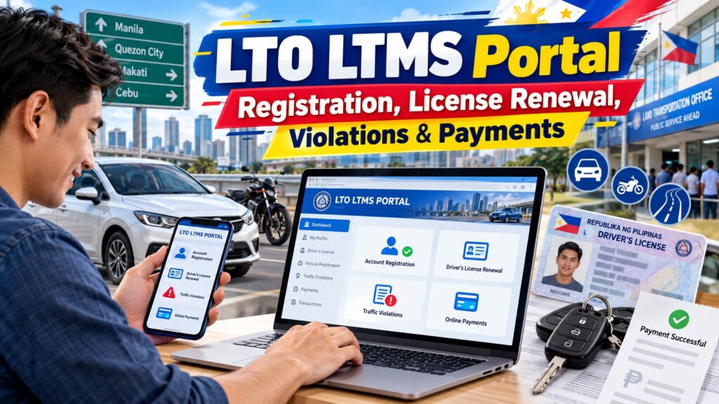 LTO LTMS Portal Guide Banner