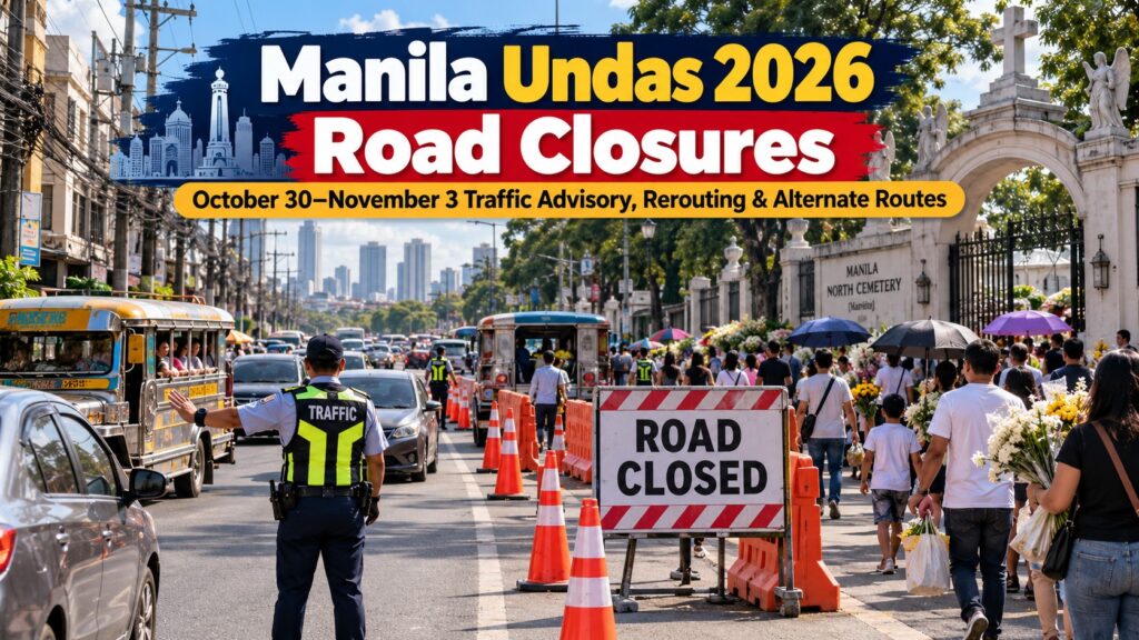 Manila Undas Road Closures