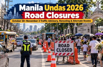 Manila Undas Road Closures