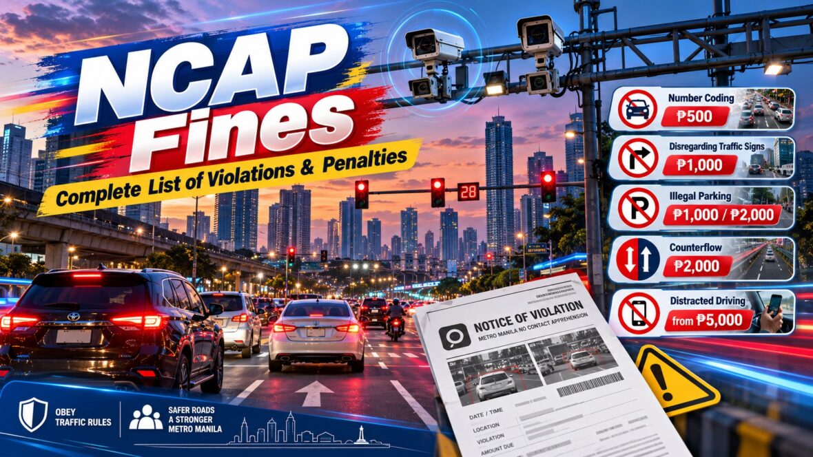 Metro Manila NCAP Fines Guide
