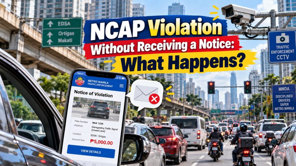 NCAP Violation in Manila Traffic