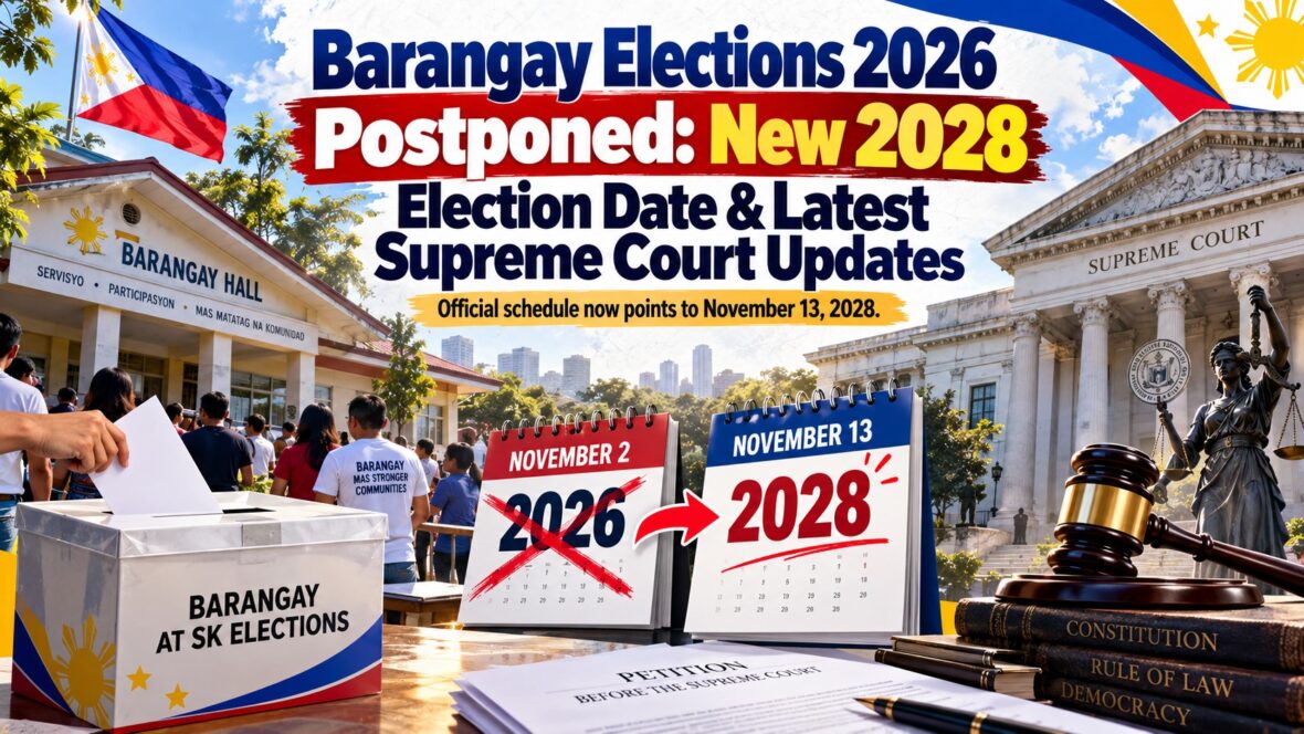 Philippine Elections Postponed to 2028