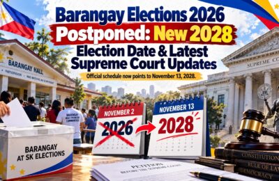 Philippine Elections Postponed to 2028