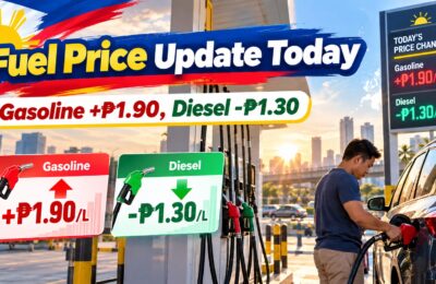 Philippine Fuel Price Update Graphic